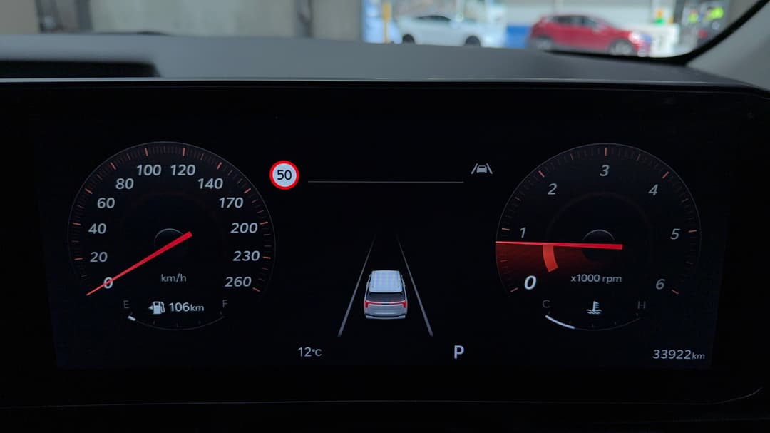 2024 Kia Carnival Gt-line Lite, Automatic, 33922 km, Odometer View