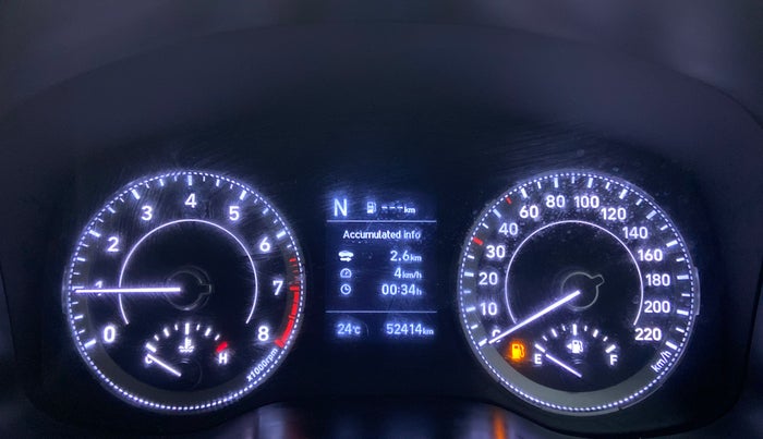 2021 Hyundai VENUE S 1.0 TURBO IMT, Petrol, Manual, 52,639 km, Odometer Image