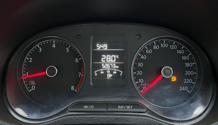 2019 Volkswagen Ameo Trendline 1.0, Petrol, Manual, 53,027 km, Odometer Image