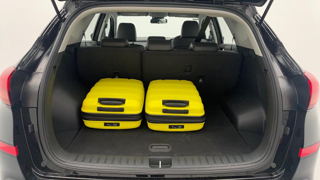 Boot Inside View with Luggage