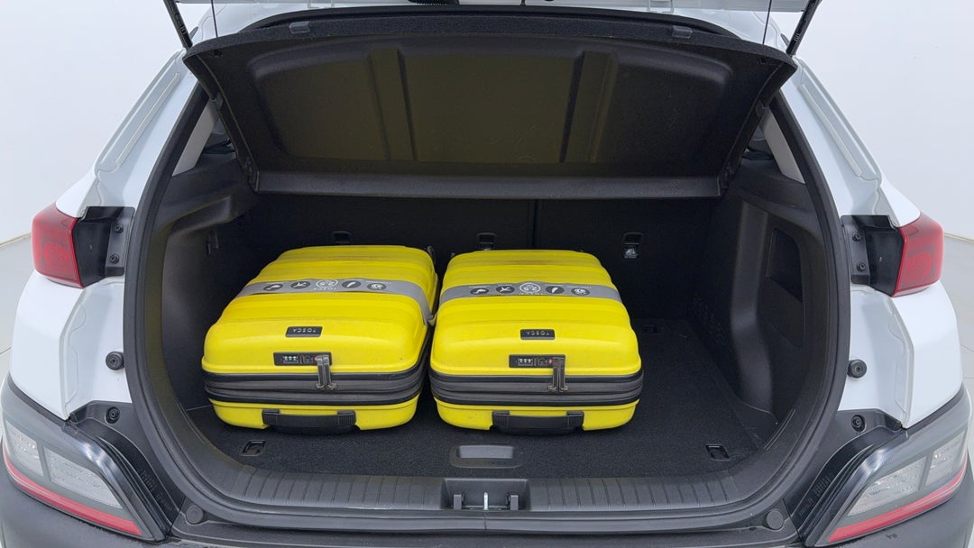 Boot Inside View with Luggage