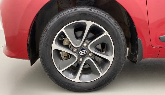 2017 Hyundai Grand i10 ASTA 1.2 KAPPA VTVT, Petrol, Manual, 33,485 km, Left Front Wheel