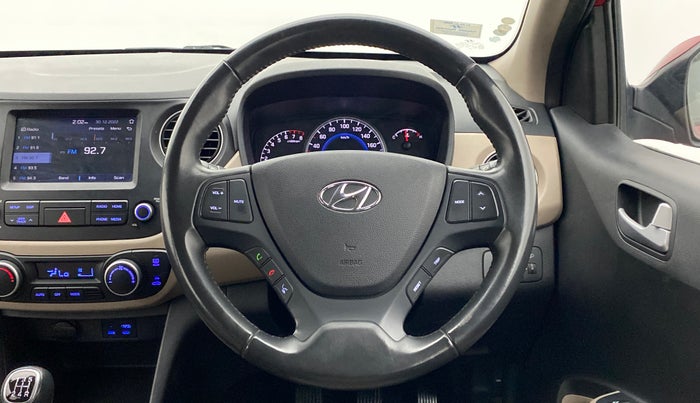 2017 Hyundai Grand i10 ASTA 1.2 KAPPA VTVT, Petrol, Manual, 33,485 km, Steering Wheel Close Up