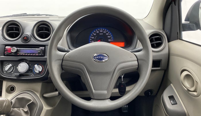 2015 Datsun Go T, Petrol, Manual, 32,495 km, Steering Wheel Close Up