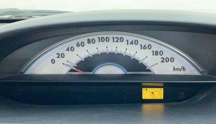 2011 Toyota Etios G, Petrol, Manual, 73,548 km, Odometer Image