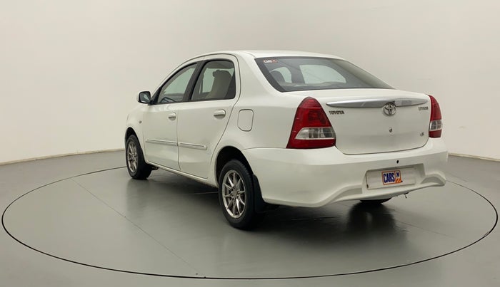 2011 Toyota Etios G, Petrol, Manual, 73,548 km, Left Back Diagonal