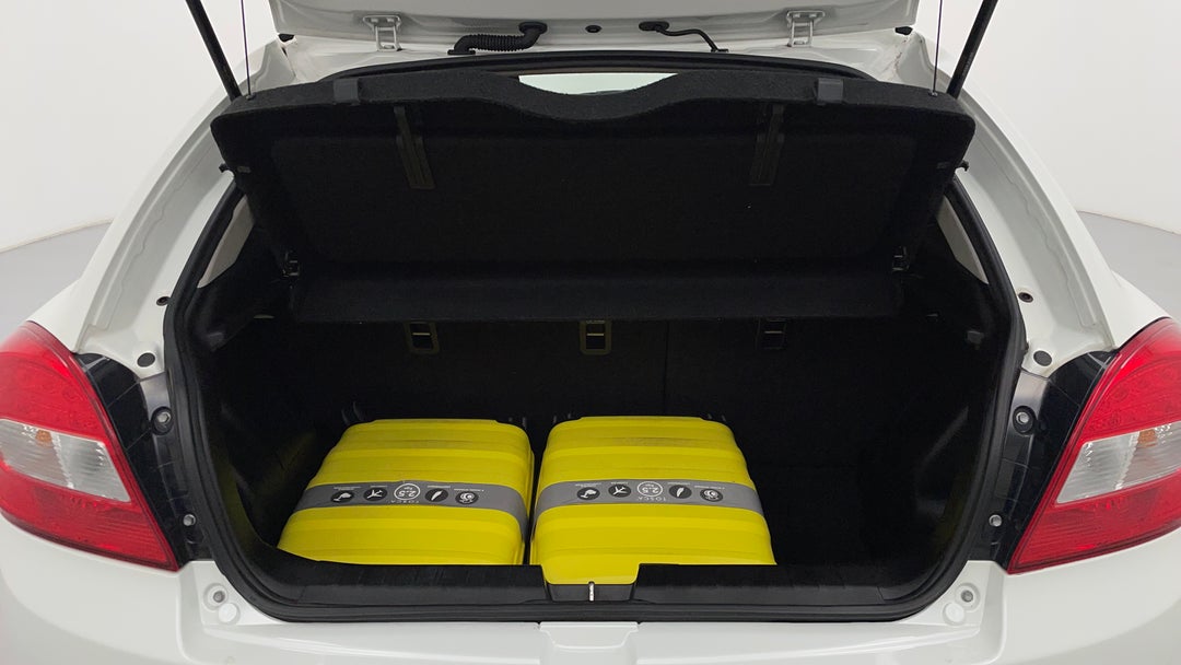 Boot Inside View with Luggage