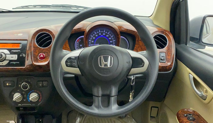 2015 Honda Amaze 1.2L I-VTEC VX, Petrol, Manual, 41,833 km, Steering Wheel Close Up