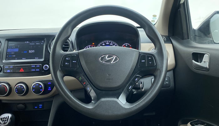 2018 Hyundai Grand i10 SPORTZ 1.2 KAPPA VTVT, Petrol, Manual, 55,531 km, Steering Wheel Close Up