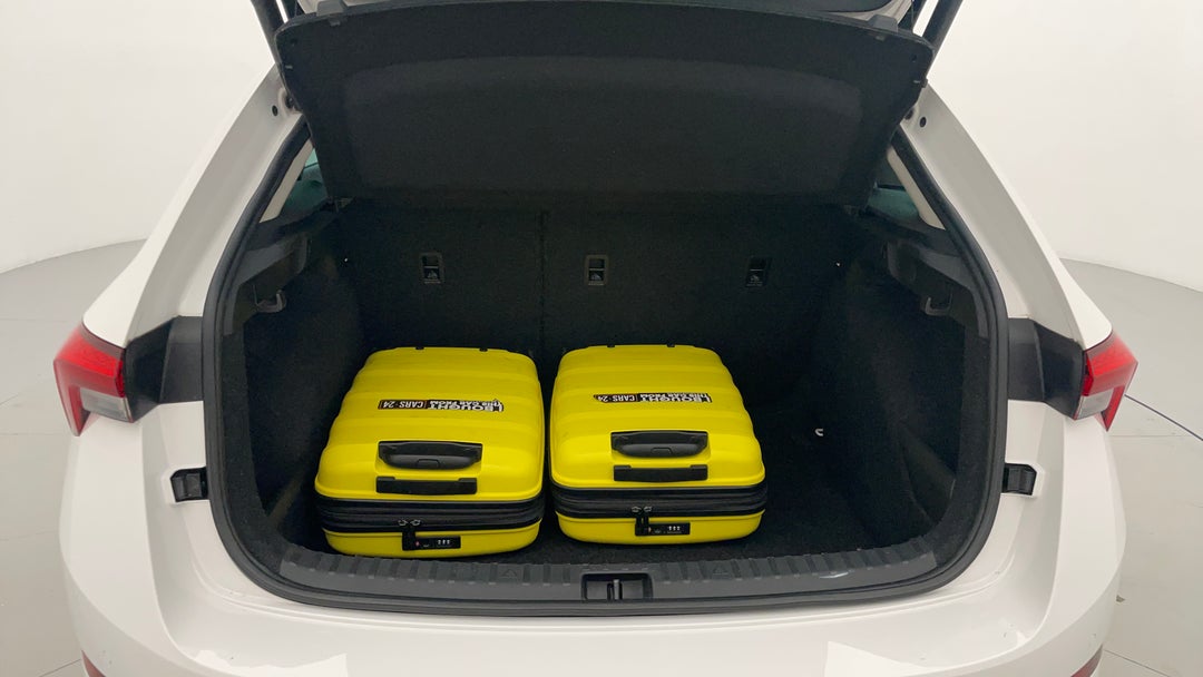Boot Inside View with Luggage