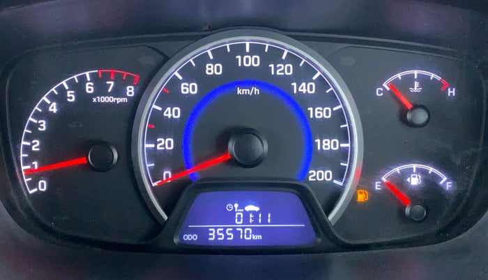 2018 Hyundai Grand i10 SPORTZ 1.2 KAPPA VTVT, Petrol, Manual, 36,890 km, Odometer Image