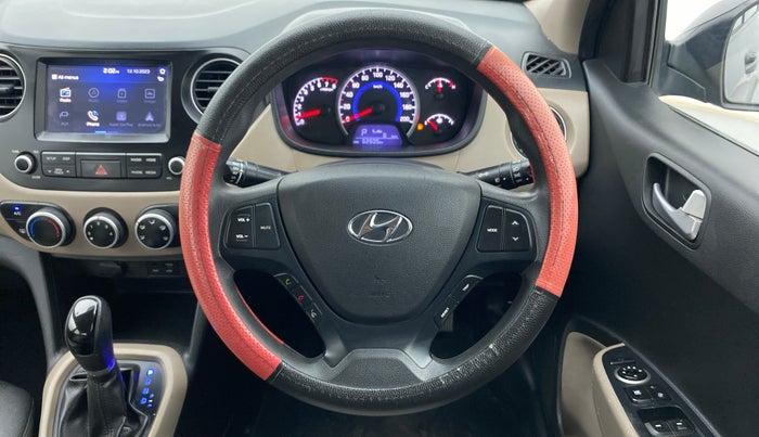 2017 Hyundai Grand i10 SPORTZ (O) AT 1.2 KAPPA VTVT, Petrol, Automatic, 62,604 km, Steering Wheel Close Up
