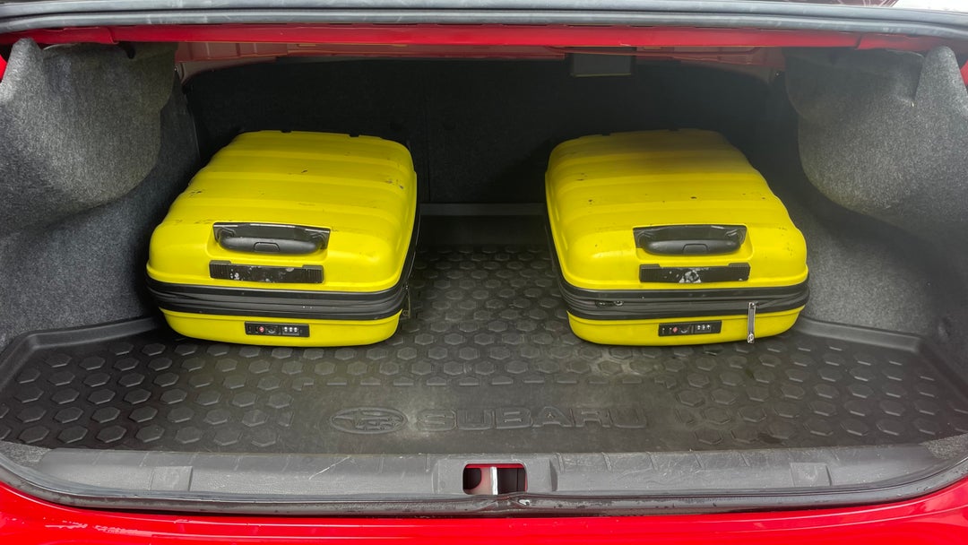 Boot Inside View with Luggage