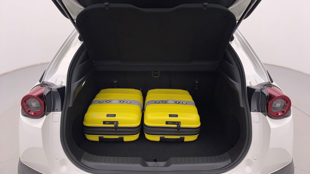 Boot Inside View with Luggage