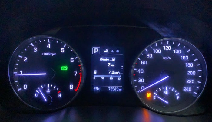 2016 Hyundai New Elantra 2.0 SX AT PETROL, Petrol, Automatic, 75,545 km, Odometer Image