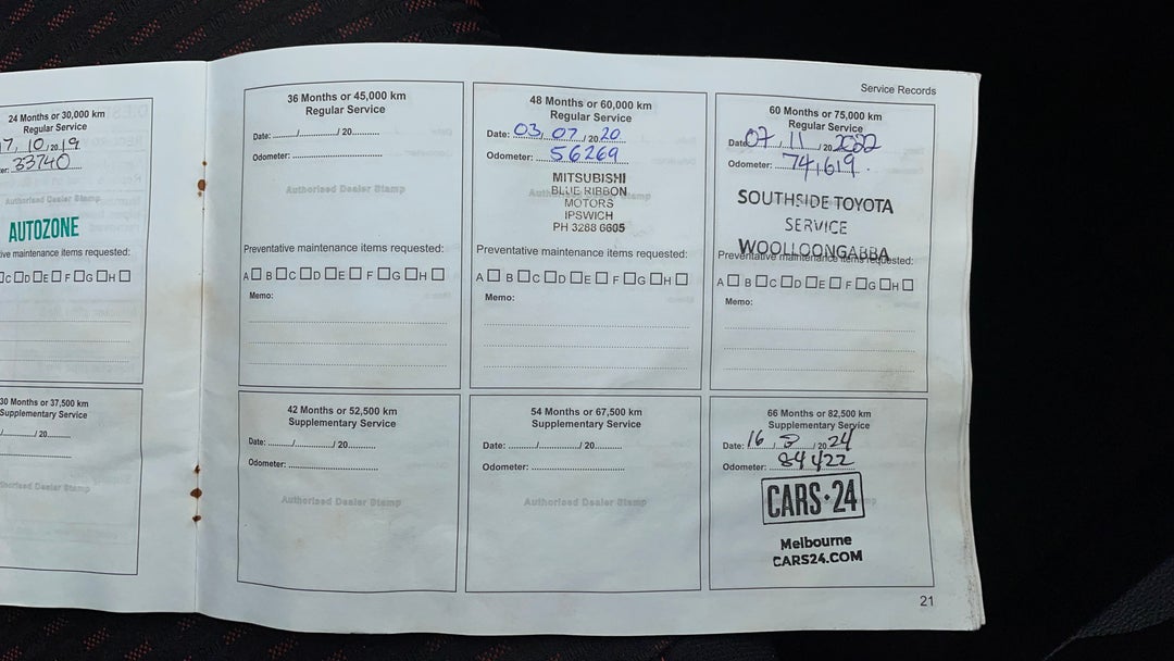 2017 Mitsubishi ASX Ls (2wd), Manual, 84423 km, Service History