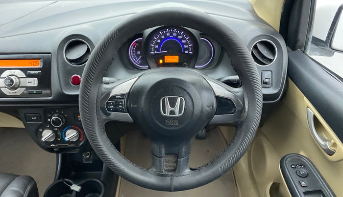 2015 Honda Brio VX MT, Petrol, Manual, 82,956 km, Steering Wheel Close Up