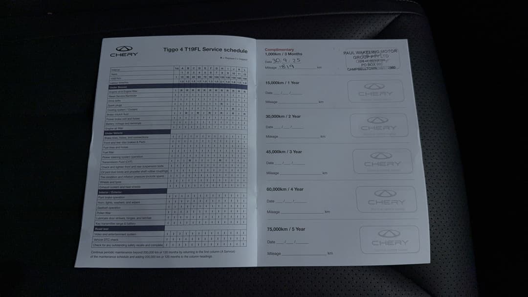 2025 Chery Tiggo 4 Ultimate Hev, Automatic, 15387 km, Service History