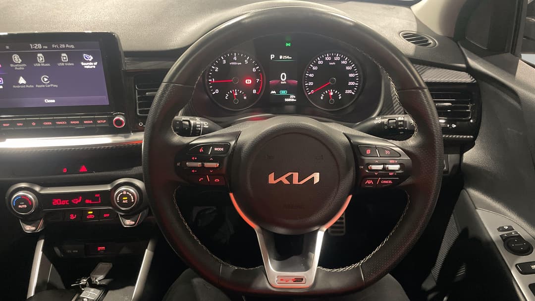 2021 Kia Stonic Gt-line, Automatic, 56858 km, Steering Wheel Close-up