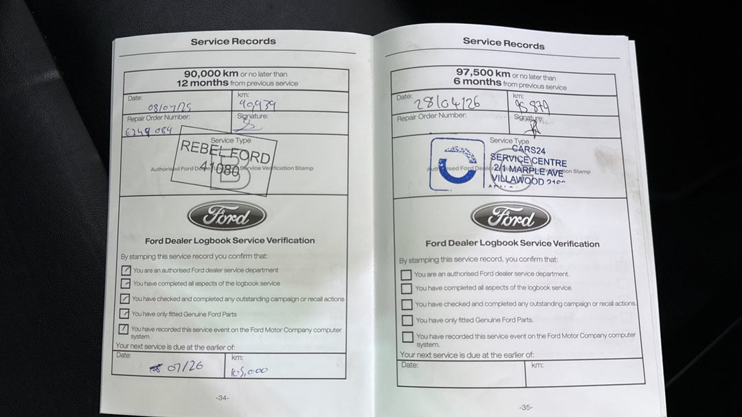 2021 Ford Everest Sport (4WD), Automatic, 95884 km, Service History