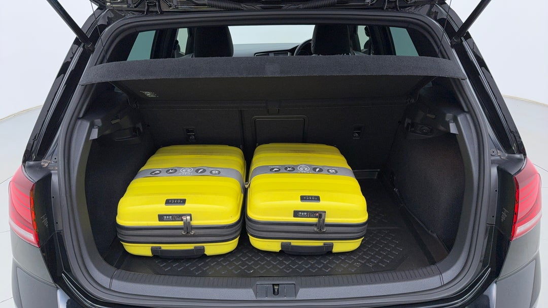 Boot Inside View with Luggage