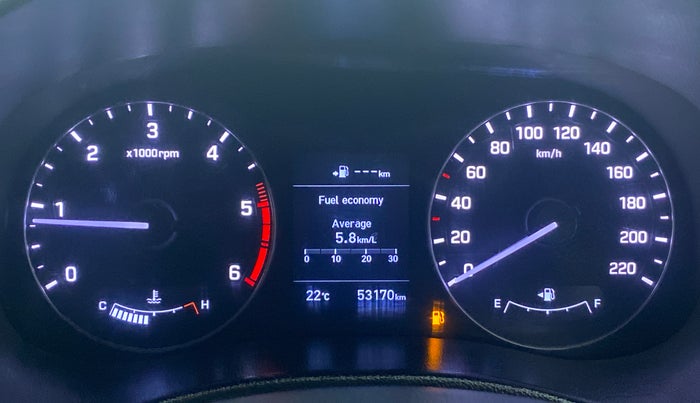2019 Hyundai Creta 1.6 CRDI sx(o) executive, Diesel, Manual, 53,576 km, Odometer Image