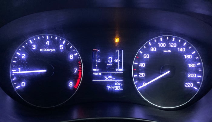 2017 Hyundai Elite i20 MAGNA 1.2, Petrol, Manual, 74,472 km, Odometer Image