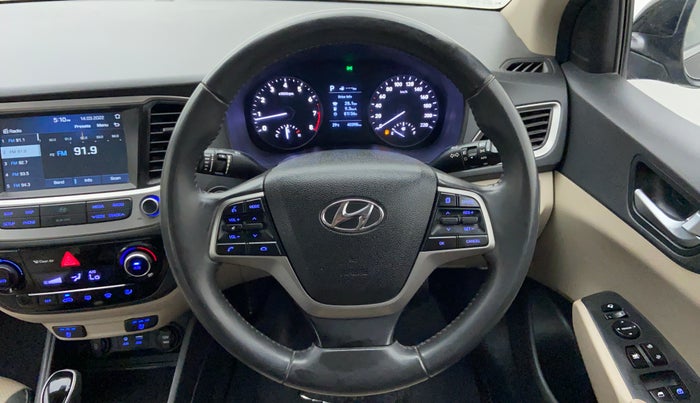 2018 Hyundai Verna 1.6 SX VTVT AT (O), Petrol, Automatic, 40,438 km, Steering Wheel Close Up