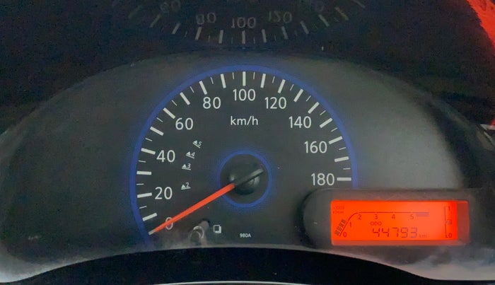 2017 Datsun Go ANNIVERSARY EDITION, Petrol, Manual, 44,793 km, Odometer Image