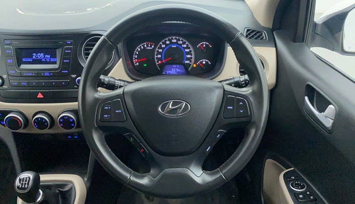 2016 Hyundai Grand i10 ASTA 1.2 KAPPA VTVT OPT, Petrol, Manual, 28,115 km, Steering Wheel Close Up