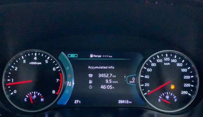 2020 KIA SELTOS GTX + AT PETROL, Petrol, Automatic, 28,506 km, Odometer Image
