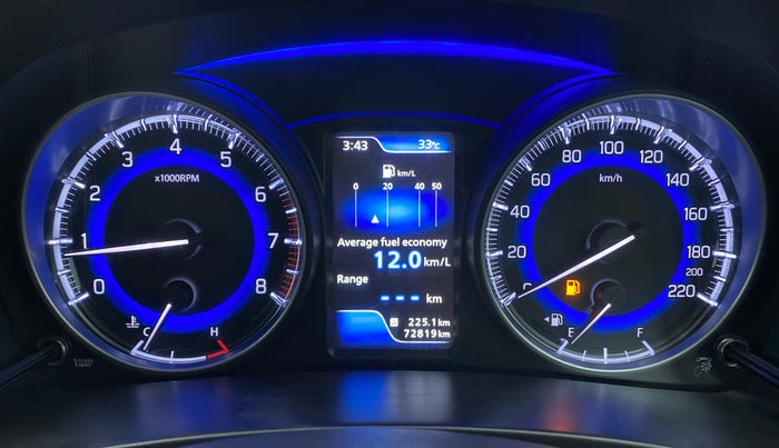 2015 Maruti Baleno ZETA PETROL 1.2, CNG, Manual, 72,818 km, Odometer Image