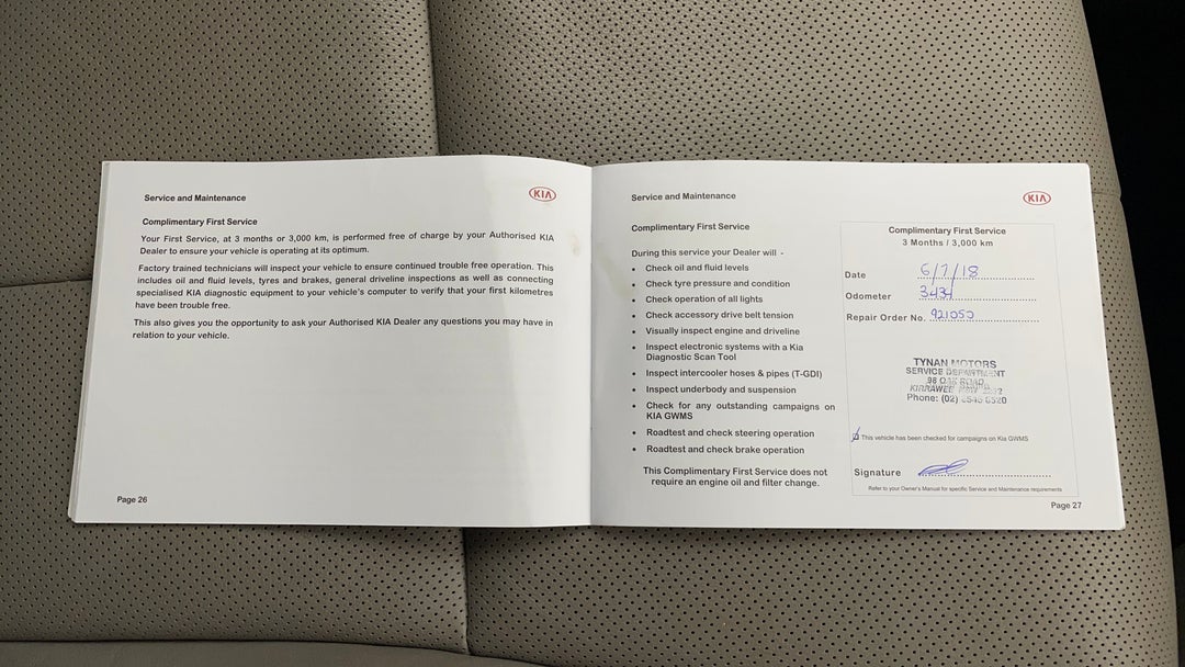 2018 Kia Carnival Platinum, Automatic, 99747 km, Service History