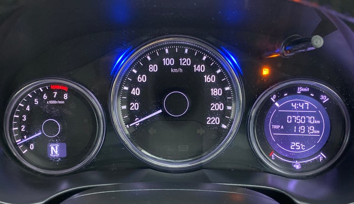 2019 Honda City ZX CVT, Petrol, Automatic, 75,132 km, Odometer Image
