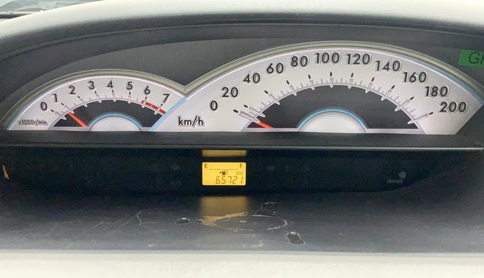 2011 Toyota Etios VX, Petrol, Manual, 65,721 km, Odometer Image