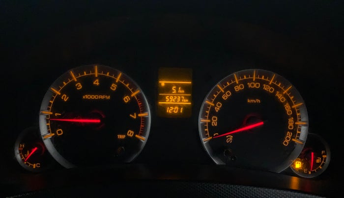 2015 Maruti Swift VXI, Petrol, Manual, 59,237 km, Odometer Image
