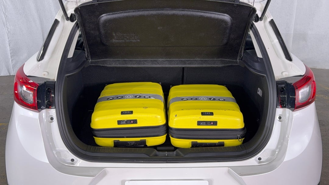 Boot Inside View with Luggage