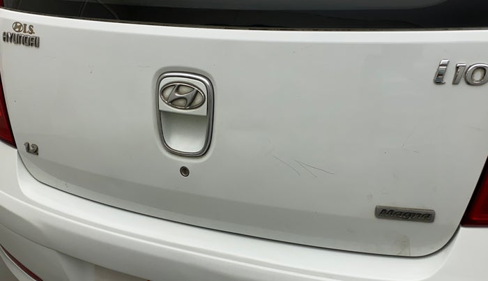 2012 Hyundai i10 MAGNA 1.2, Petrol, Manual, 45,993 km, Dicky (Boot door) - Minor scratches