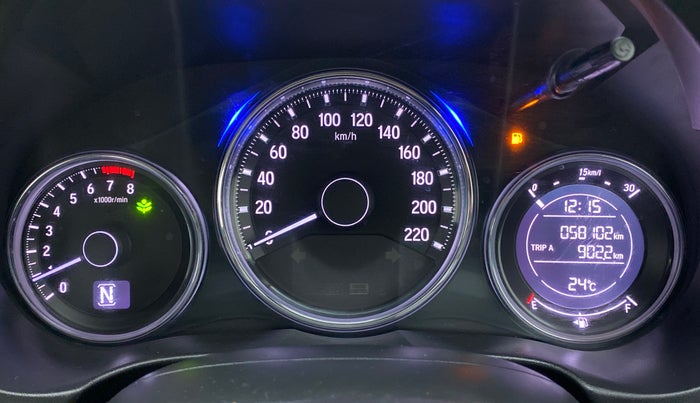 2017 Honda City ZX CVT, Petrol, Automatic, 58,165 km, Odometer Image