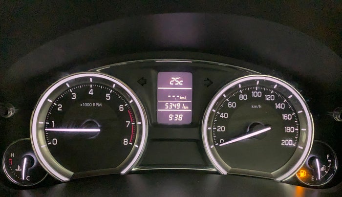 2015 Maruti Ciaz ZXI, Petrol, Manual, 53,491 km, Odometer Image