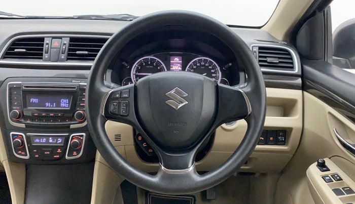 2015 Maruti Ciaz ZXI, Petrol, Manual, 53,491 km, Steering Wheel Close Up