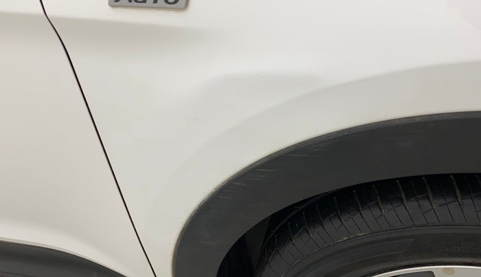 2019 Hyundai Creta SX AT 1.6 PETROL, Petrol, Automatic, 29,116 km, Right fender - Slightly dented