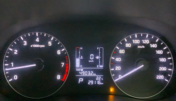 2019 Hyundai Creta SX AT 1.6 PETROL, Petrol, Automatic, 29,116 km, Odometer Image