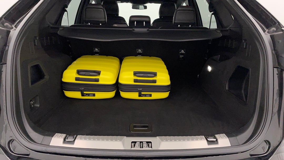 Boot Inside View with Luggage