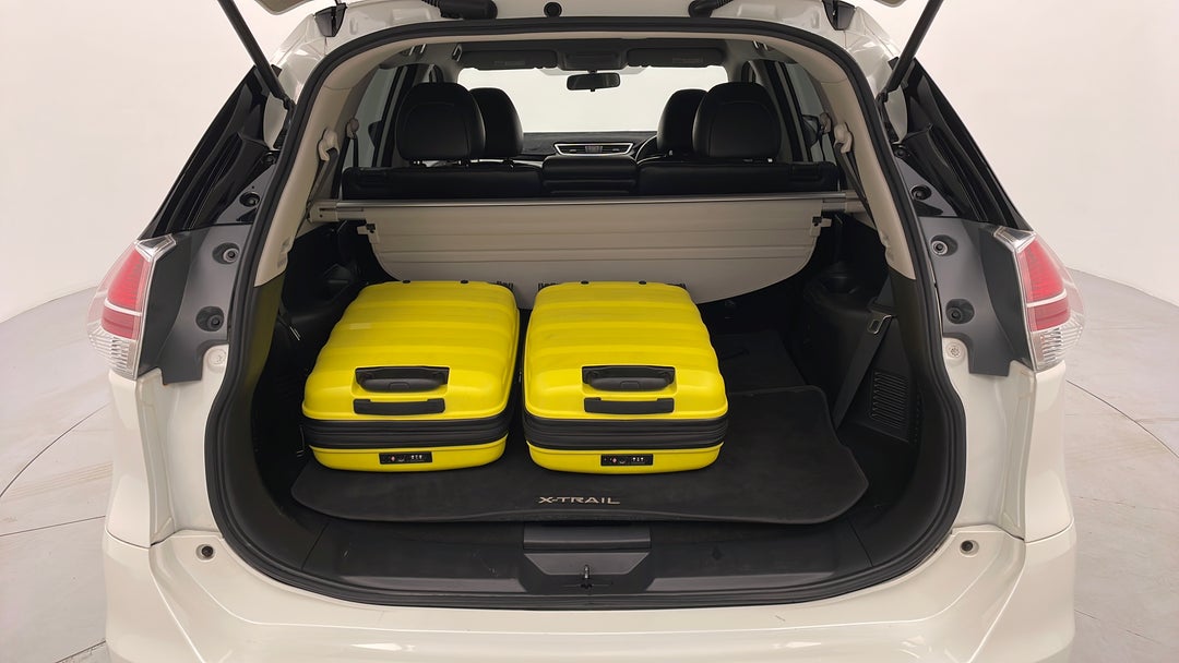 Boot Inside View with Luggage