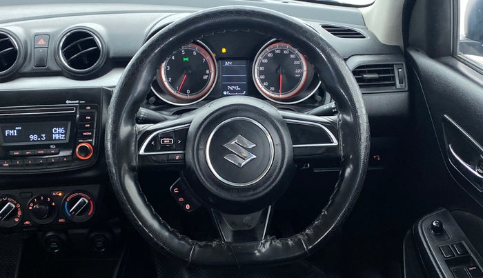 2019 Maruti Swift VXI D, Petrol, Manual, Steering Wheel Close Up