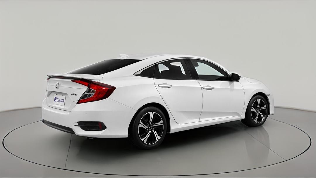 2016 Honda Civic Rs, Automatic, 140337 km, Right Back Diagonal (45- Degree) View