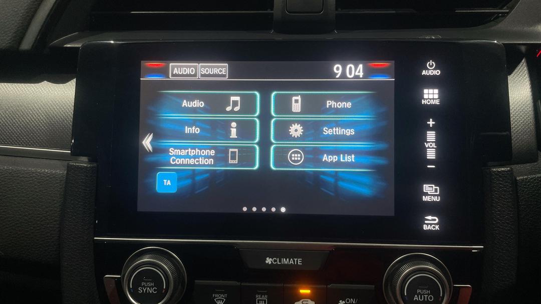 2016 Honda Civic Rs, Automatic, 140337 km, Infotainment System