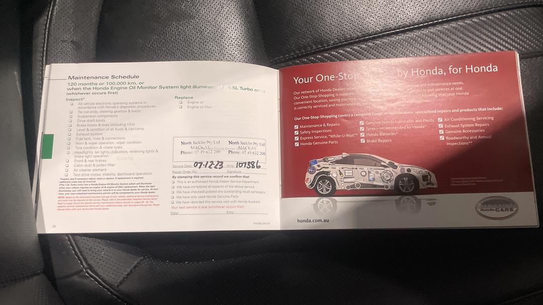 2016 Honda Civic Rs, Automatic, 140337 km, Service History
