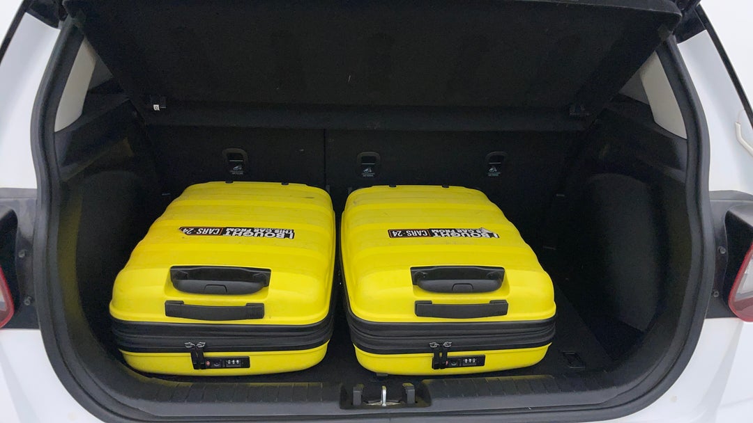 Boot Inside View with Luggage